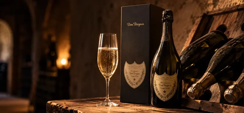 Bottiglia di Dom Pérignon Vintage 2018, la prima annata di Vincent Chaperon