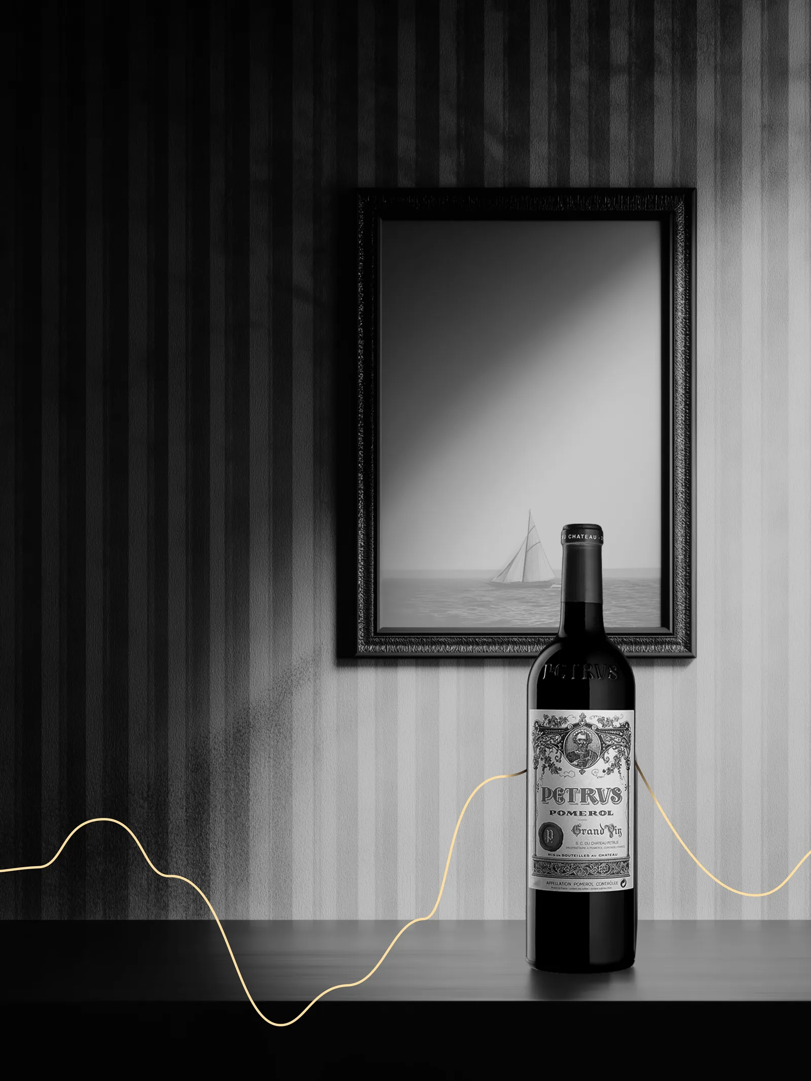 Una bottiglia di Petrus